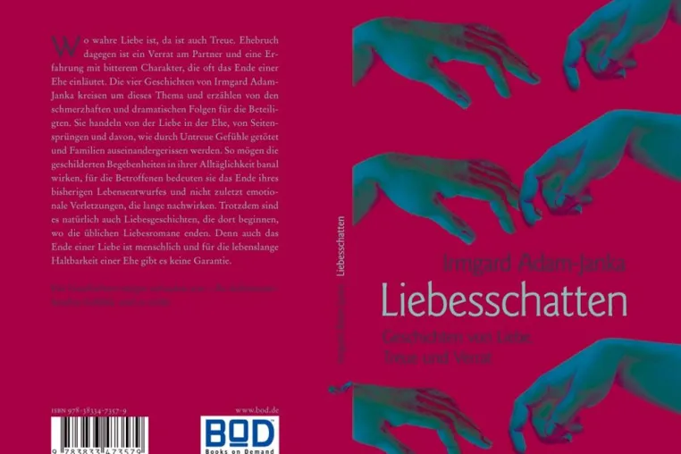 Bild: Irmgard Adam-Janka: Liebesschatten - von den Schattenseiten der Liebe
