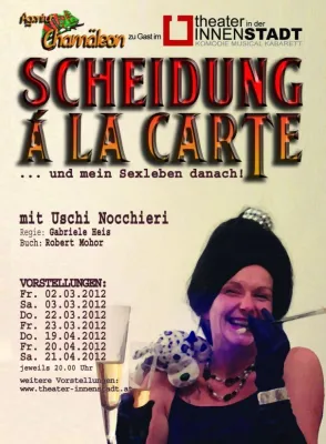 Welturaufführung: Komödie “Scheidung á la Carte” im Linzer “Theater in der Innenstadt” Bild: Welturaufführung: Komödie “Scheidung á la Carte” im Linzer “Theater in der Innenstadt”