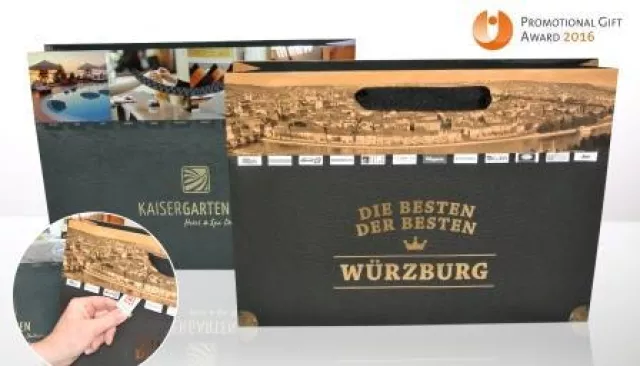 Papiertaschenspezialist RIEDLE gewinnt begehrten Design- und Kommunikationspreis 'Promotional Gift Award 2016' Bild: Papiertaschenspezialist RIEDLE gewinnt begehrten Design- und Kommunikationspreis 'Promotional Gift Award 2016'
