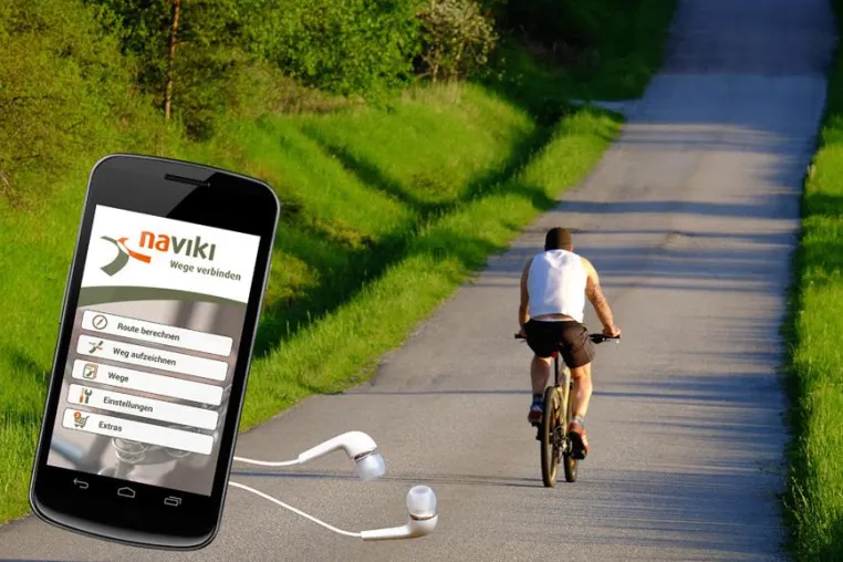 Bild: Fahrrad-Routenplaner Naviki sagt per Smartphone, wo es langgeht