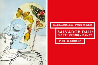 Bild: Sonderausstellung Salvador Dalí: The 21st Century Dandy. Man’s Fashion from 1971–2017