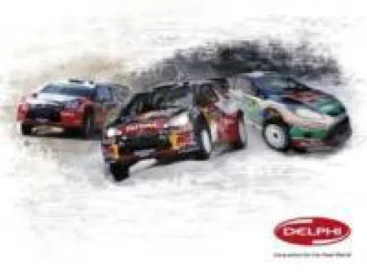Delphi sponsert die FIA World Rally Championship Bild: Delphi sponsert die FIA World Rally Championship