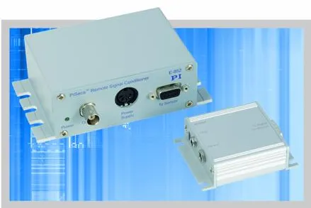 Weite Entfernungen zum Controller – kein Problem für das PISeca kapazitive Wegsensorsystem Bild: Weite Entfernungen zum Controller – kein Problem für das PISeca kapazitive Wegsensorsystem