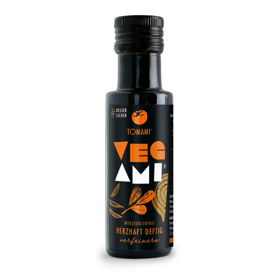 TOMAMI Vegami - veganer Fleischgeschmack aus der Flasche (© TOMAMI)