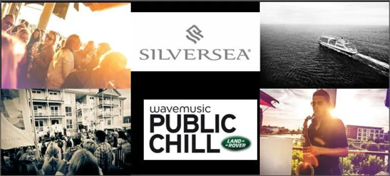 Strandfeeling in der Großstadt - Silversea verlost exklusive Kreuzfahrt auf den public chill Events 2015 Bild: Strandfeeling in der Großstadt - Silversea verlost exklusive Kreuzfahrt auf den public chill Events 2015