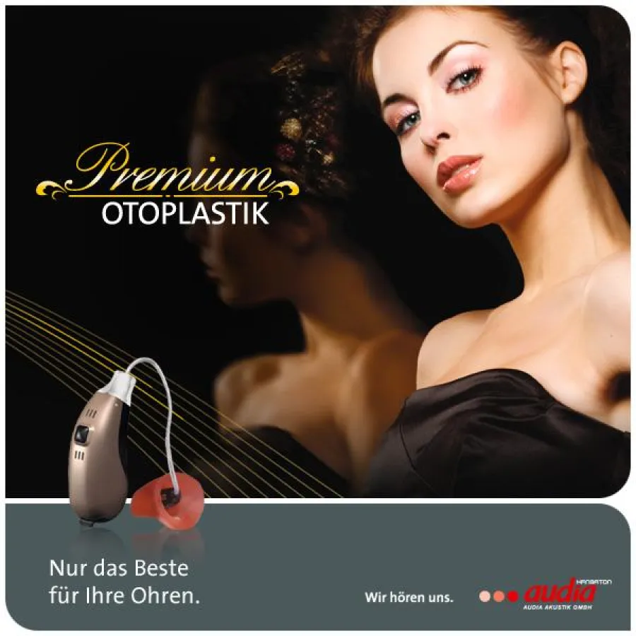 Perfekte Symbiose zwischen Hörsystem und Ohr - PREMIUM OTOPLASTIKEN