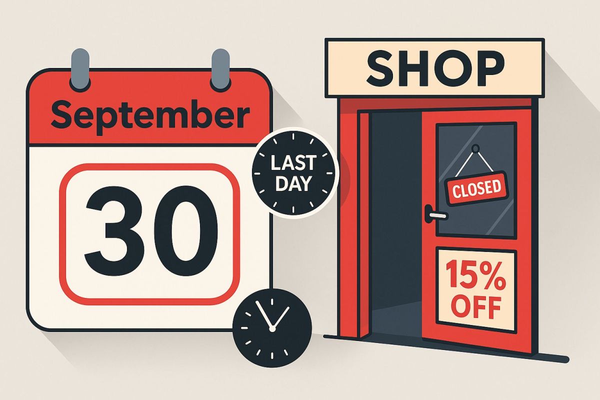 Shop für ERP-Software schließt zum 30. September – Letzte Chance auf Lizenzen mit 15 % Rabatt