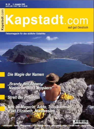 5. Ausgabe des Magazins Kapstadt - auf gut Deutsch erschienen – jetzt mit noch mehr Regionen am Kap Bild: 5. Ausgabe des Magazins Kapstadt - auf gut Deutsch erschienen – jetzt mit noch mehr Regionen am Kap