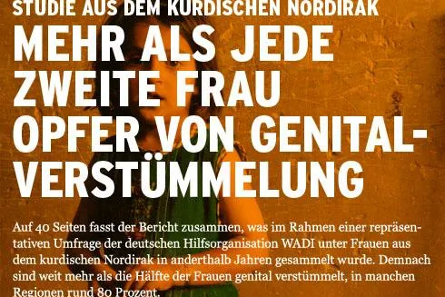 Bild: Genitalverstümmelung im kurdischen Nordirak: Mehr als jede zweite Frau ist Opfer.