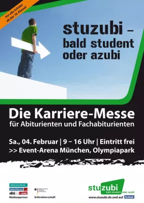 Bild: Karrieremesse „Stuzubi – bald Student oder Azubi“ unterstützt Bayerns Schüler