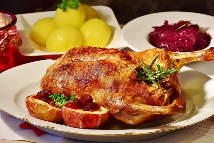 Bild: In diesem Jahr wird der Festtagsbraten online bestellt