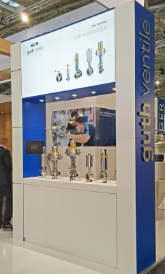 Bild: „Gelbe Seiten der Ventiltechnik“ auf der drinktec