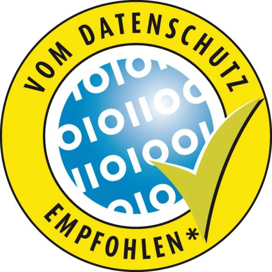 Datenschutz-Gütesiegel des Unabhängigen Landeszentrums für Datenschutz Schleswig-Holstein (ULD); Registriernummer 10-12/2008, gültig bis 19. Dezember 2010