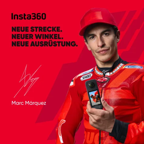 Bild: MotoGP-Legende Marc Márquez wird neuer Insta360 Botschafter!