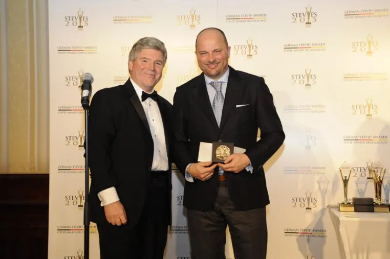 Bild: Sogedes GmbH Preisverleihung Silver Stevie Award in Berlin