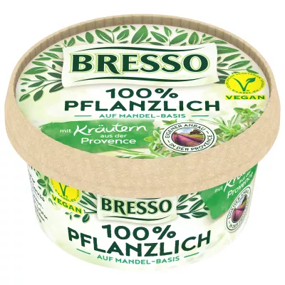 Bild: Bonjour neue Rezeptur: BRESSO 100% PFLANZLICH jetzt in beliebter luftig-lockerer Textur