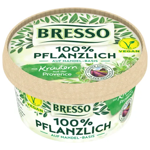 Bild: Bonjour neue Rezeptur: BRESSO 100% PFLANZLICH jetzt in beliebter luftig-lockerer Textur