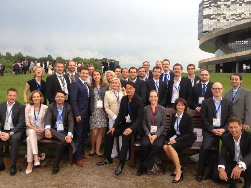 Die deutsche Delegation der Wirtschaftsjunioren