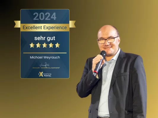 Bild: Michael Weyrauch: Verkaufstrainer mit Herz erhält ExpertenPortal-Auszeichnung 2024