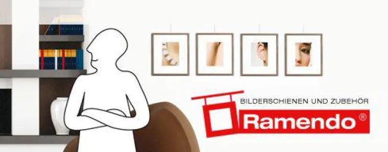 Bild: Bildaufhängung leicht gemacht - mit Ramendo und Stas Bilderschienen