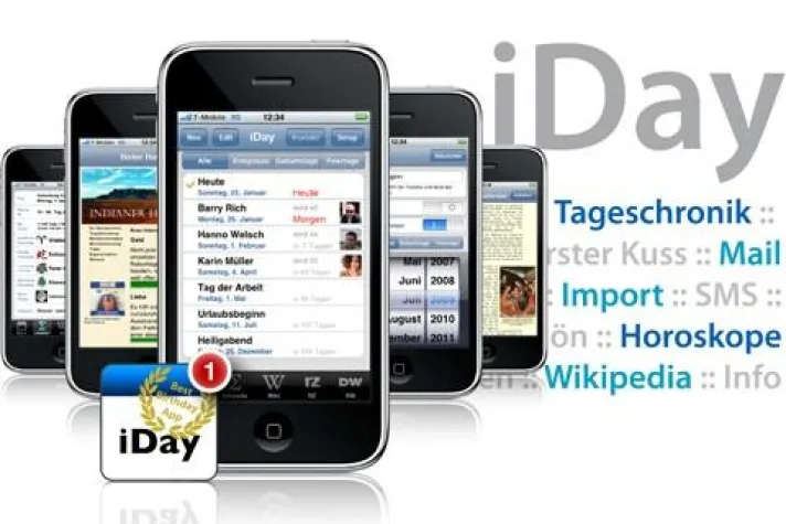Bild: iDay Deluxe 3.4 nun mit kostenlosem Push Service