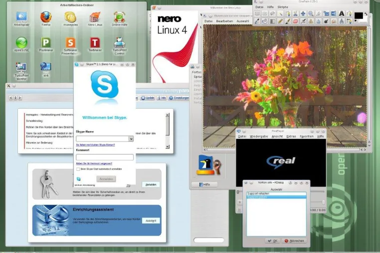 Bild: komfortable Skype-Installation mit openSUSE 11.4 VorKon