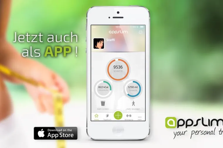 appslim - your personal trainer: mit der neuen App einfach besser fühlen Bild: appslim - your personal trainer: mit der neuen App einfach besser fühlen