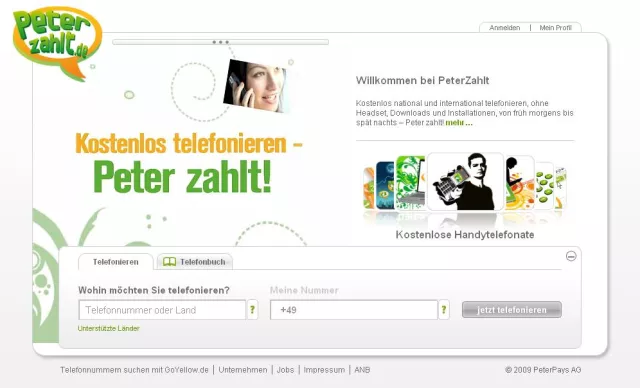 Bild: Erweitertes Angebot bei PeterZahlt.de - Jetzt kostenlose Anrufe auch nach Mexiko und Malaysia