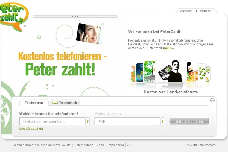 Bild: Erweitertes Angebot bei PeterZahlt.de - Jetzt kostenlose Anrufe auch nach Mexiko und Malaysia