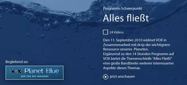 Bild: Alles fließt - Wir lernen vom Wasser