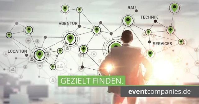 Schneller finden und gefunden werden: Mit dem Info-Portal für Event-Profis eventcompanies.de Bild: Schneller finden und gefunden werden: Mit dem Info-Portal für Event-Profis eventcompanies.de
