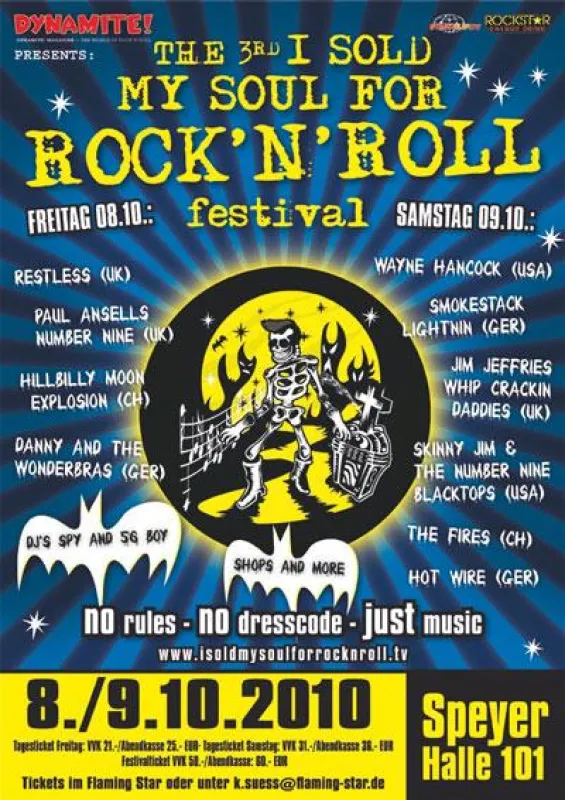 The 3rd I Sold My Soul For Rock 'n' Roll Festival