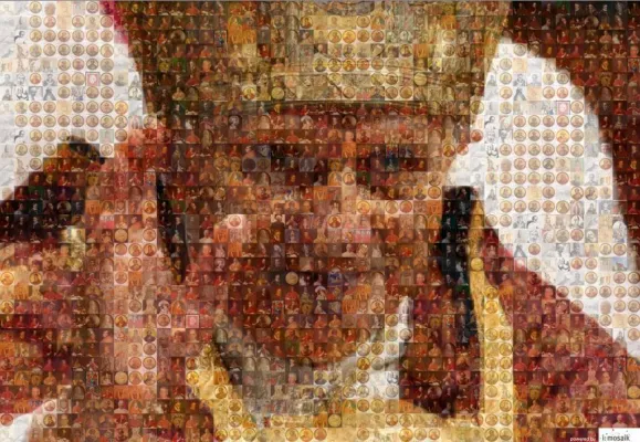 Bild: Papstrücktritt und Valentinstag als Mosaik: Mülheimer Agentur entwickelt Internet-Tool i:mosaik zum Mitmachen