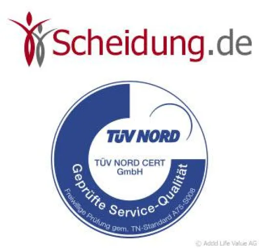 Scheidung.de – TÜV zertifizierter Scheidungsservice Bild: Scheidung.de – TÜV zertifizierter Scheidungsservice