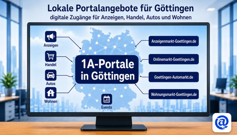 Bild: Göttingen erhält mit 1A-Portale.de zentrale Einstiege für lokale Angebote und Handel