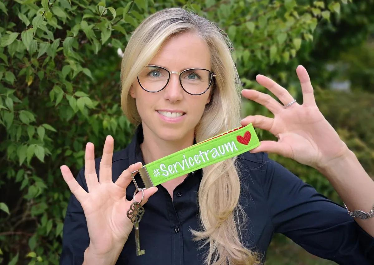 Unter dem Hashtag #Servicetraum sammelt Trainerin Tanja Herzig begeisternde Serviceerlebnisse.