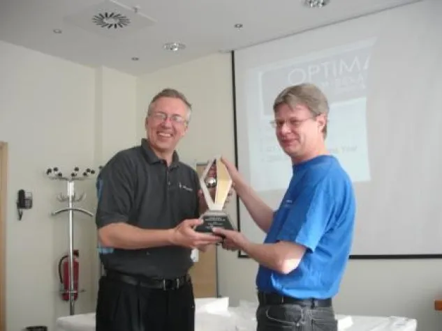 OPTIMAL System-Beratung gewann ersten Preis für hervorragende Vertriebs- und Supportleistung Bild: OPTIMAL System-Beratung gewann ersten Preis für hervorragende Vertriebs- und Supportleistung