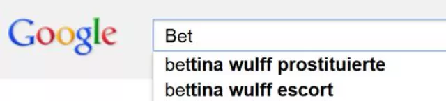 Bild: Causa Bettina Wulff gegen Google - Zur Zulässigkeit einer Autocomplete-Funktion