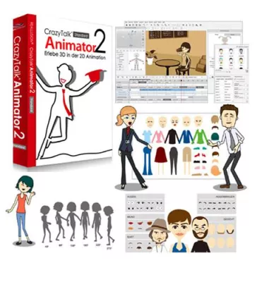 Bild: Neues CrazyTalk Animator 2 - erstmals 3D-Bewegungen in der 2D-Animation