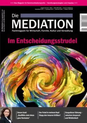 Bild: „Die Mediation“, Ausgabe Quartal II/2018: „Im Entscheidungsstrudel“