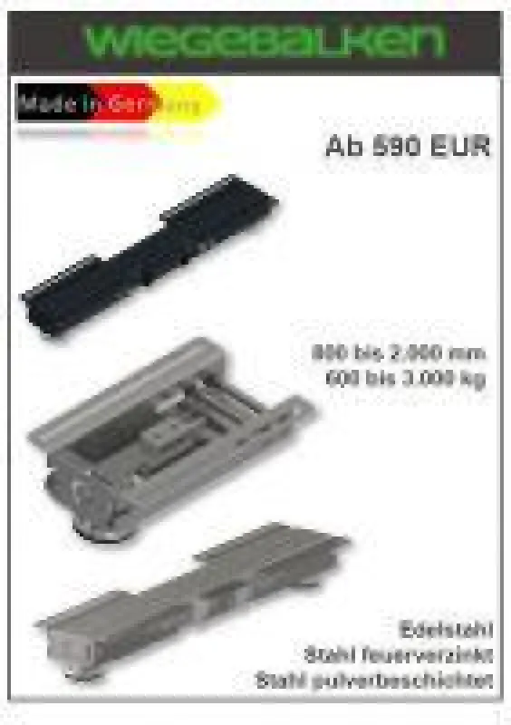 Wiegebalken OMEGA Waagen GmbH