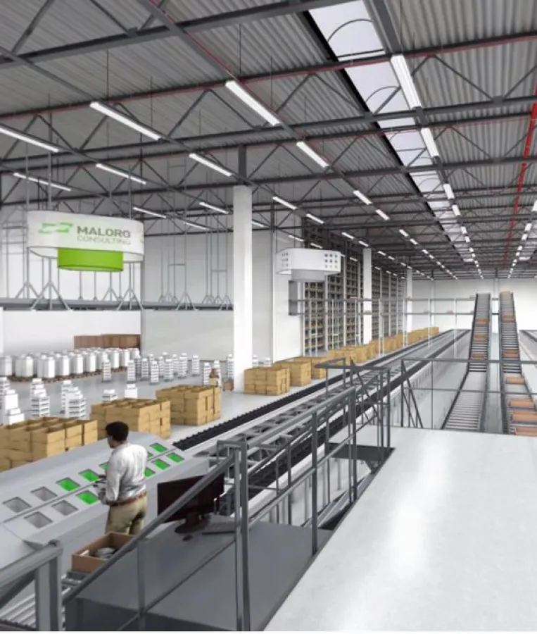 Erster Eindruck: Von der Messe können Besucher direkt die Lagerbesichtigung starten. Quelle: viality