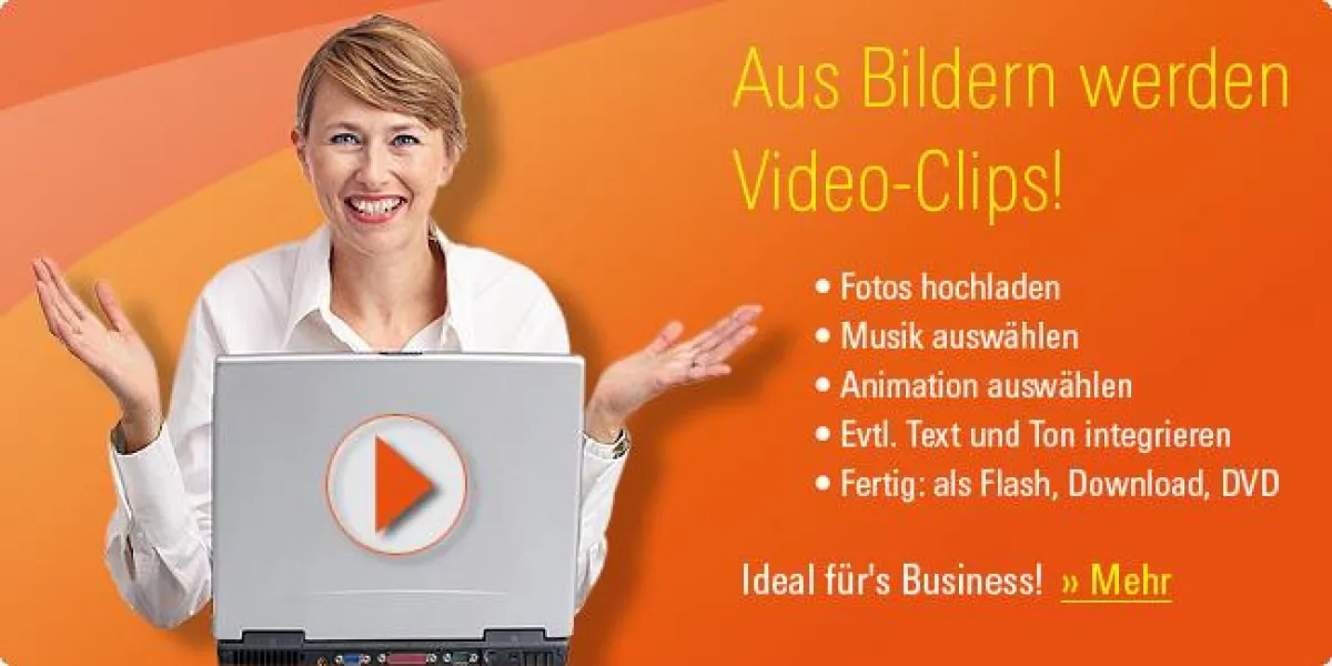 So wirbt der Clip-Editor für sich selbst
