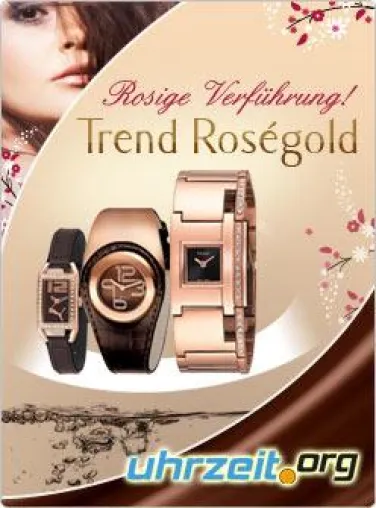Bild: Roségold, Bronze und Schokotöne verführen die Uhrenträger in diesem Sommer mit verlockender Vielfalt