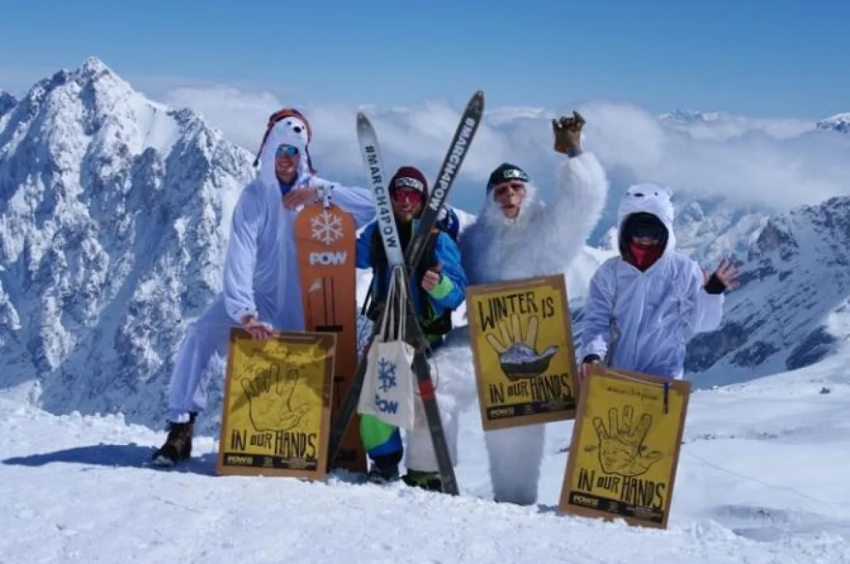 POW Germany e.V. beim #march4pow auf der Zugspitze