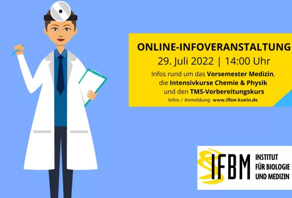 Bild: Gut vorbereitet ins Medizinstudium: Online-Infoveranstaltung am 29. Juli 2022 