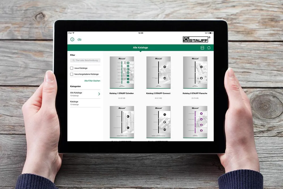 Die neue App erleichtert den Zugriff auf die jeweils aktuellsten Produktinformationen mit mobilen En