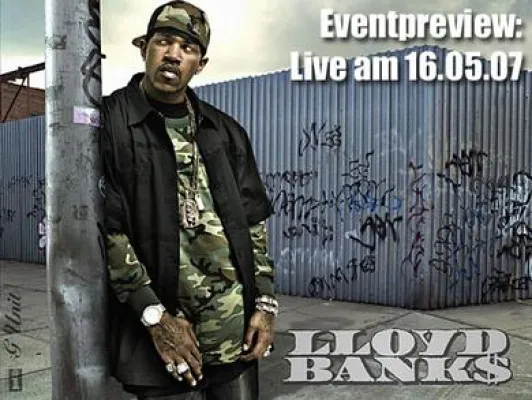 Bild: Hip Hop Star Lloyd Banks von G-Unit LIVE am 16.05.07 in der Discothek PM in Untermeitingen