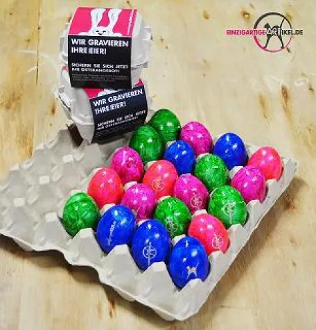 Bild: einzigartigeARTIEKL.de graviert Ihre Eier