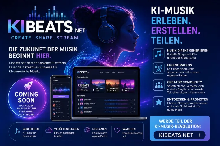 Bild: KiBeats denkt KI-Musik neu: Vom Creator-Workflow zum eigenen Musik-Ökosystem